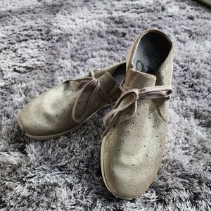 OTBT Gold Casual Backless Sneakers